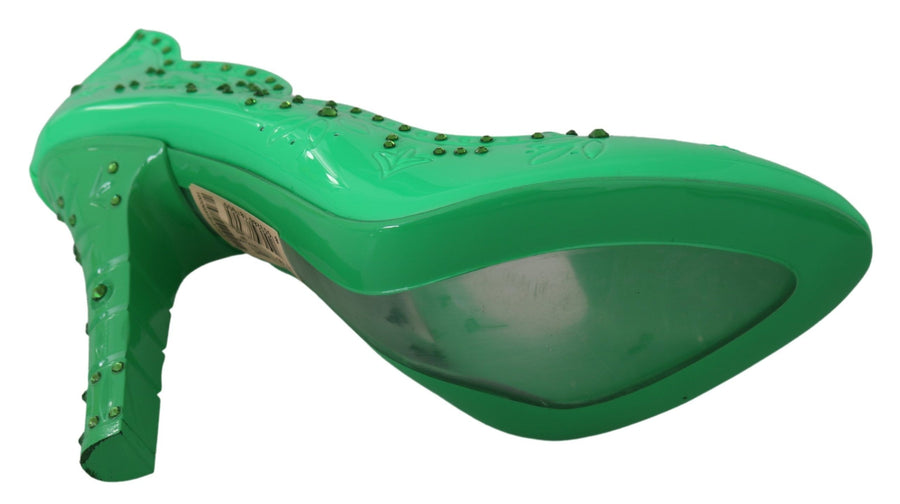 Dolce & Gabbana 90% PVC heel in green