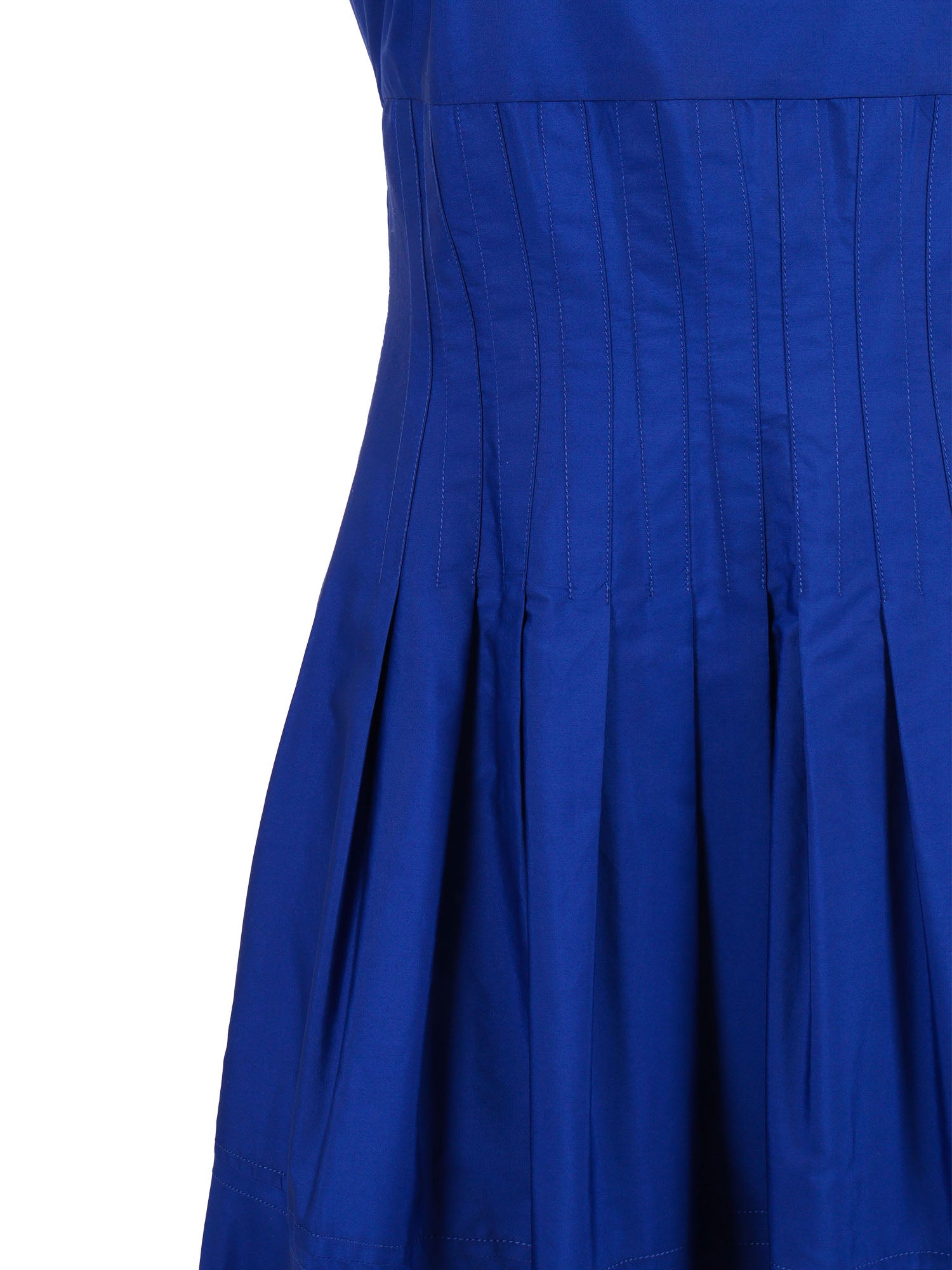 Dress Blue Cotton Midi