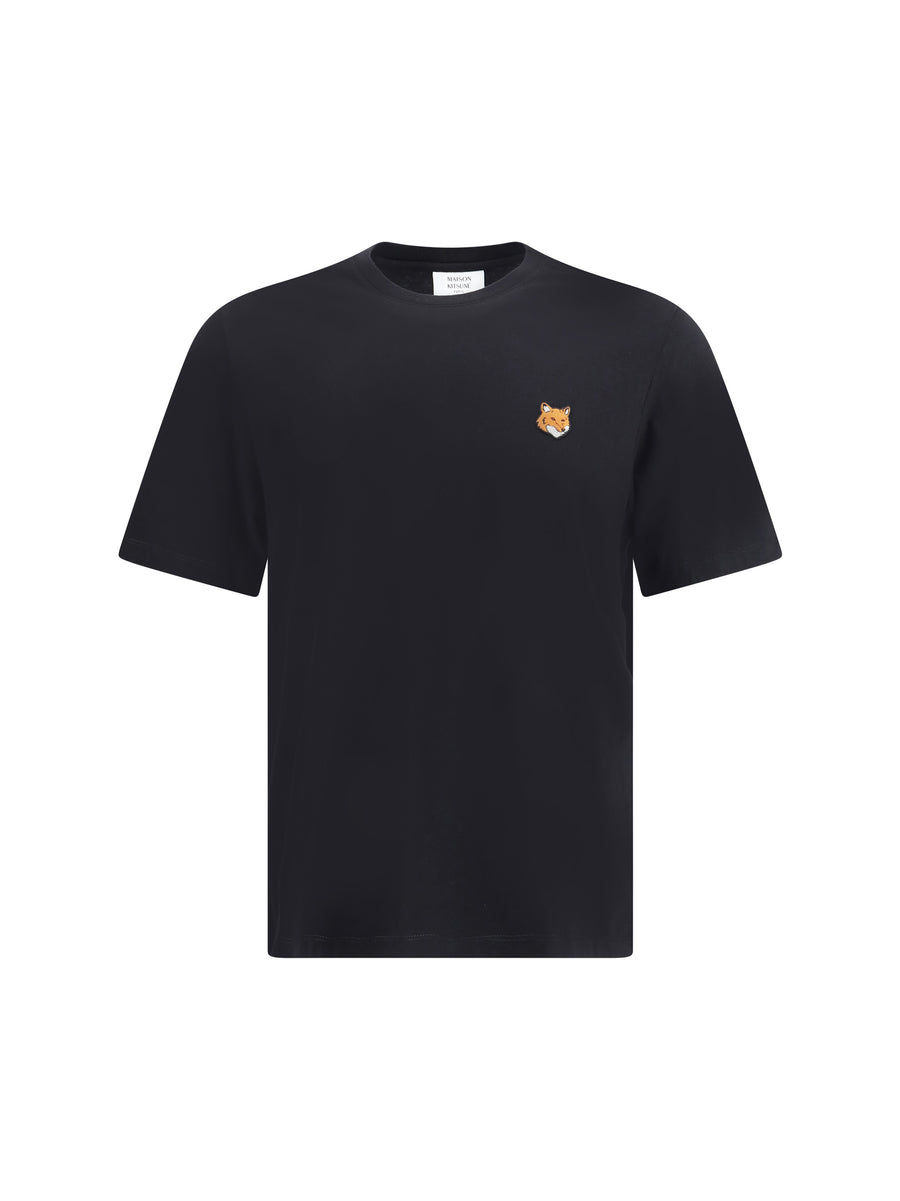 Fox Head Regular T-Shirt Black Cotton T-shirts