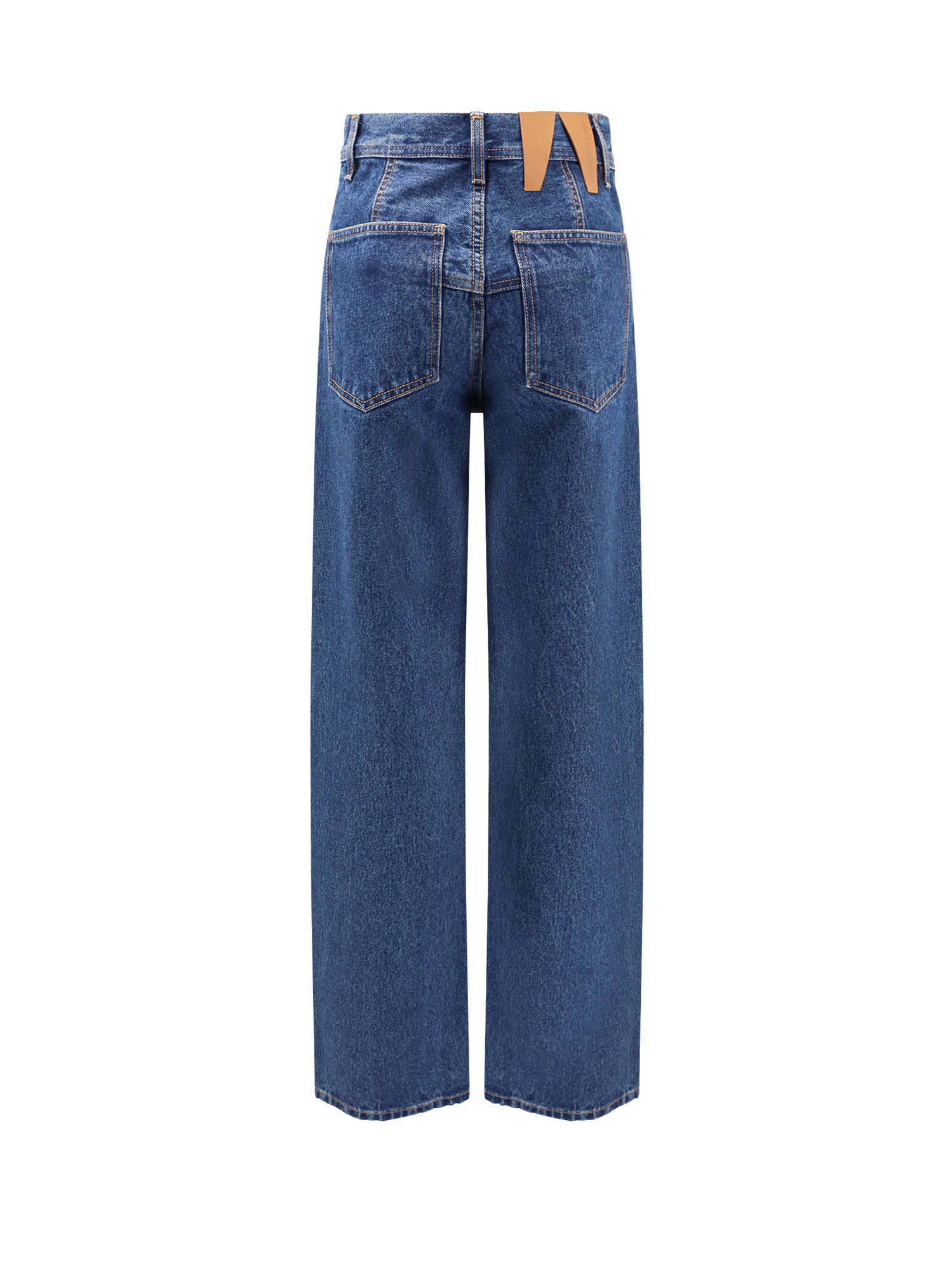 Darkpark Jeans Blue Pleat Wash Cotone
