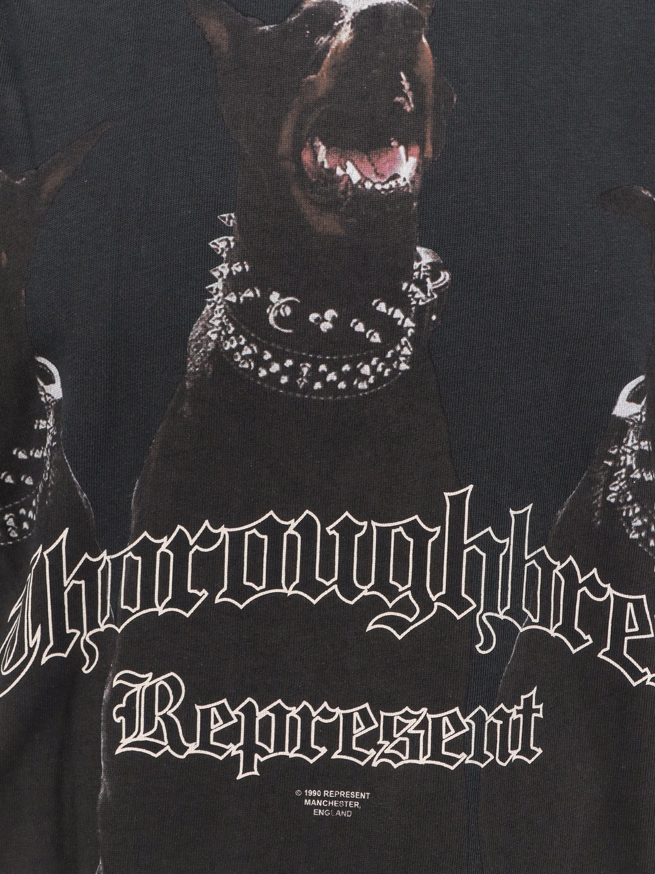 Represent T-shirts and Polos Vintage Black Cotone