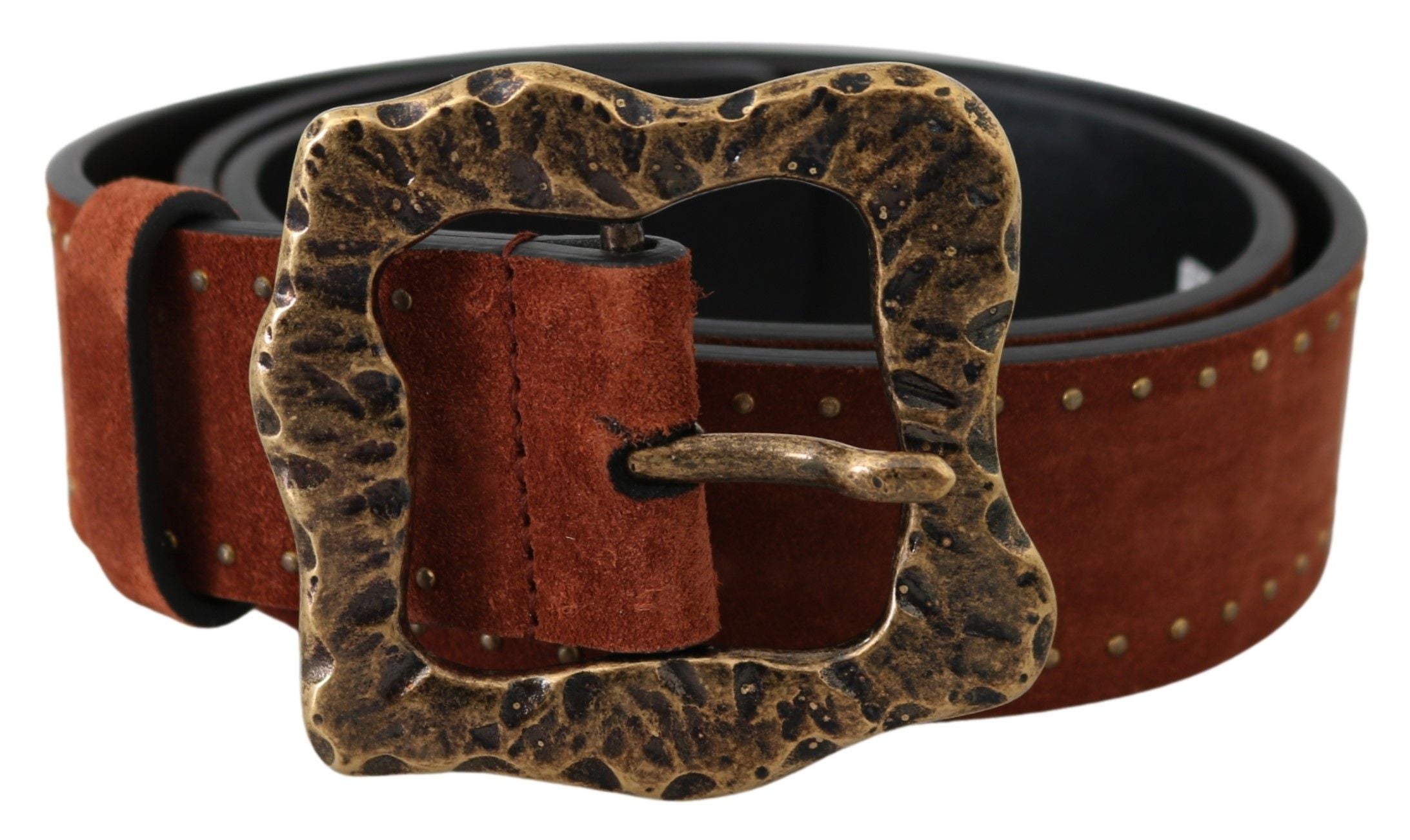 Dolce & Gabbana Leather suede belt in brown — view 3