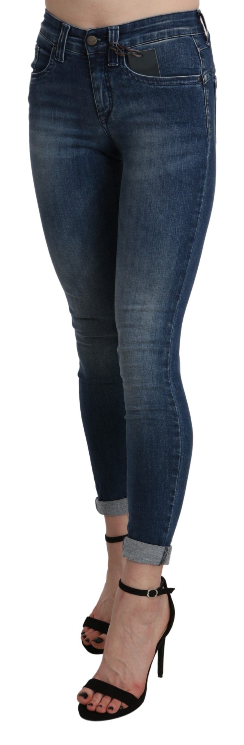 Ermanno Scervino 100% Cotton jeans in blue