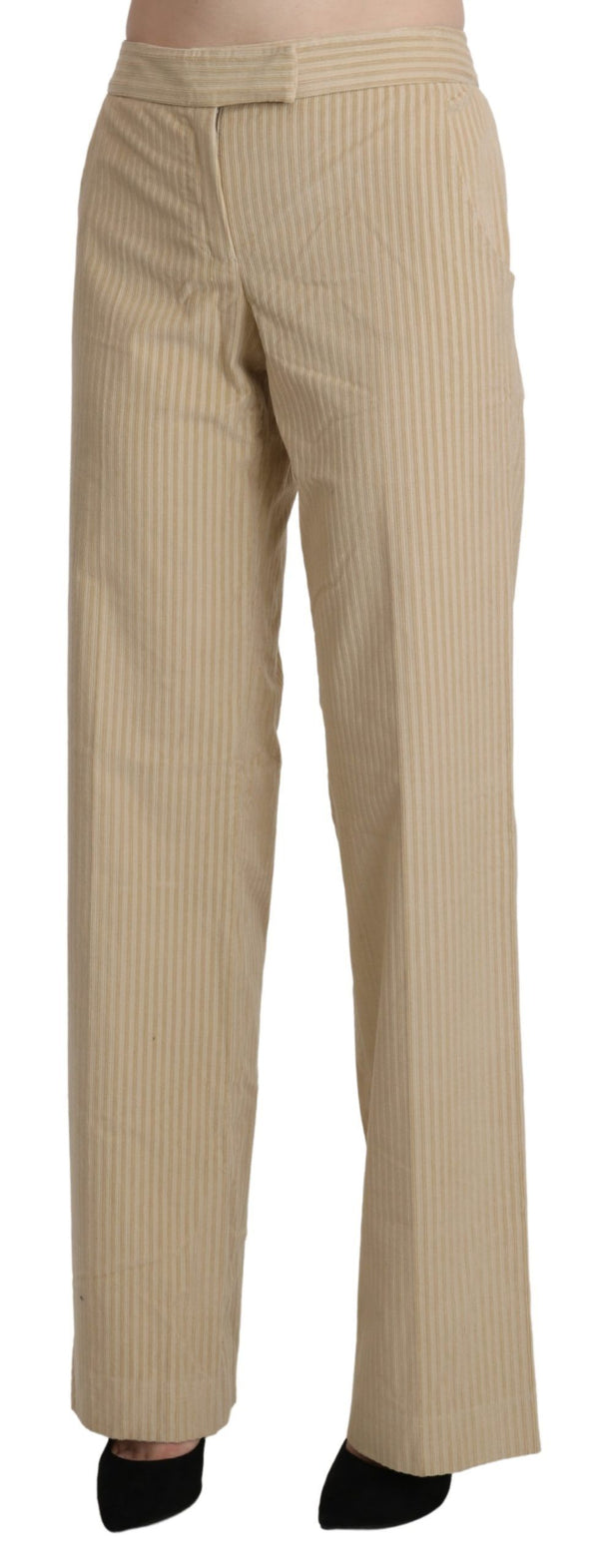 Ermanno Scervino 98% Cotton trousers in beige