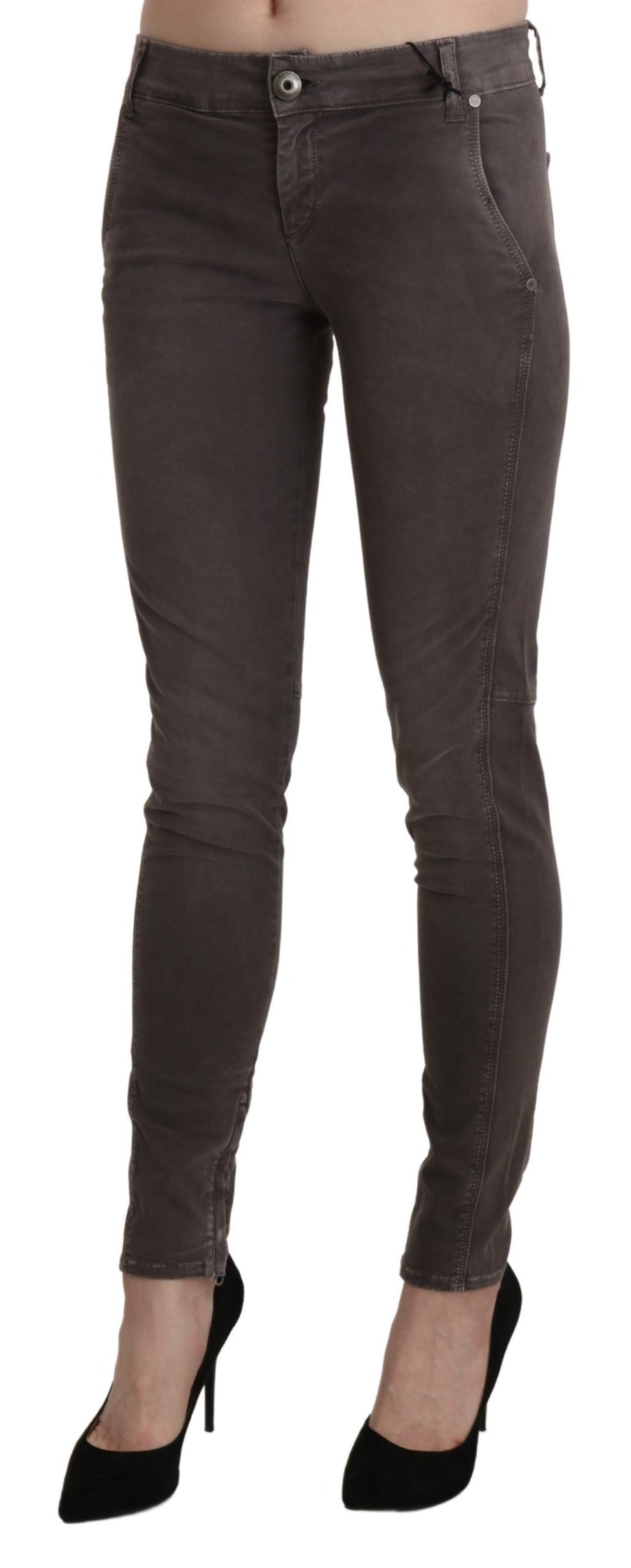 Ermanno Scervino Cotton jeans in brown