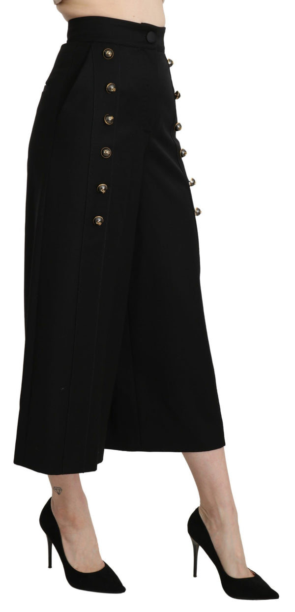 Dolce & Gabbana 100% Virgin Wool trouser in black