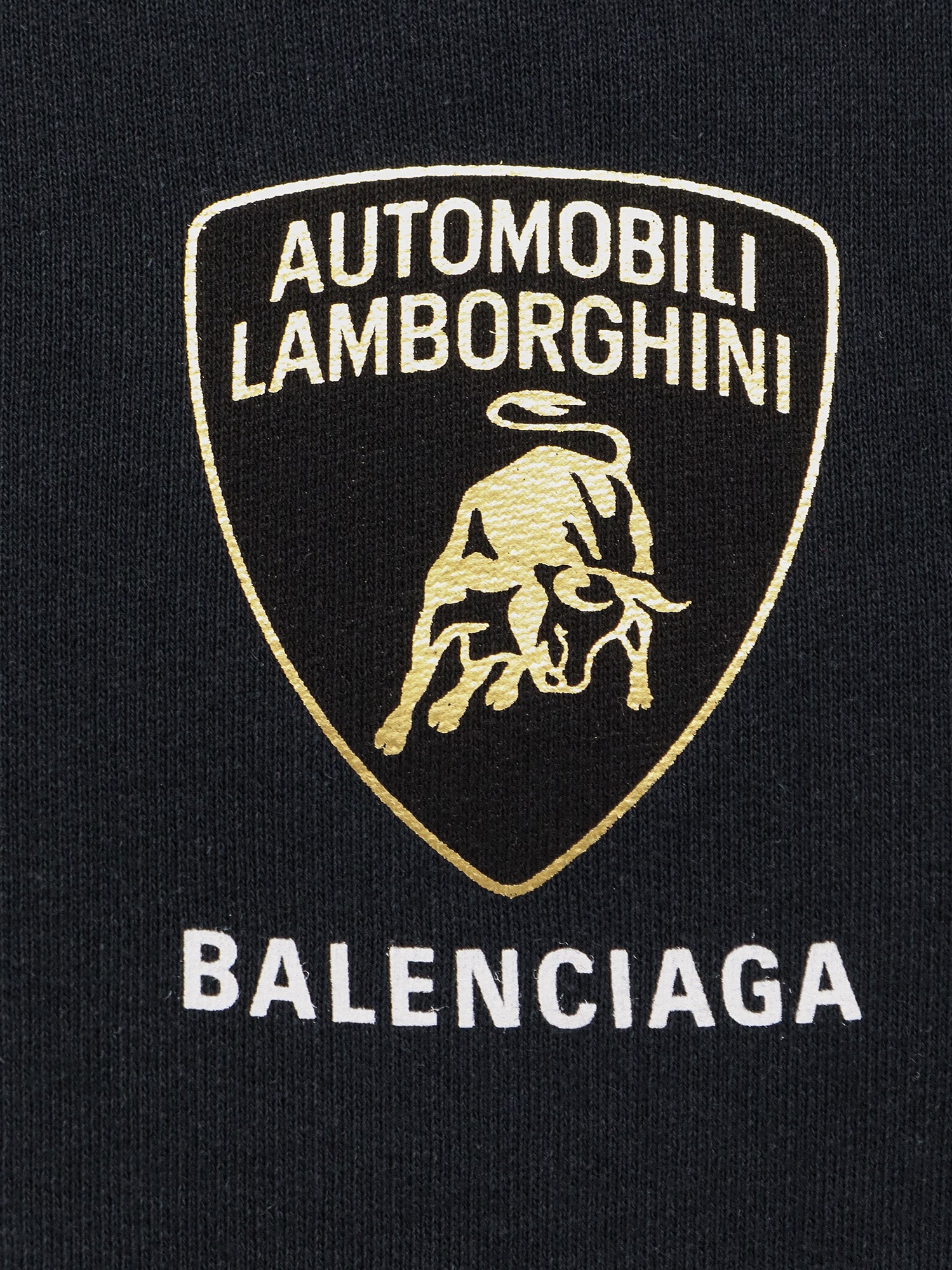 Balenciaga T-Shirts And Polos Faded Black Cotone