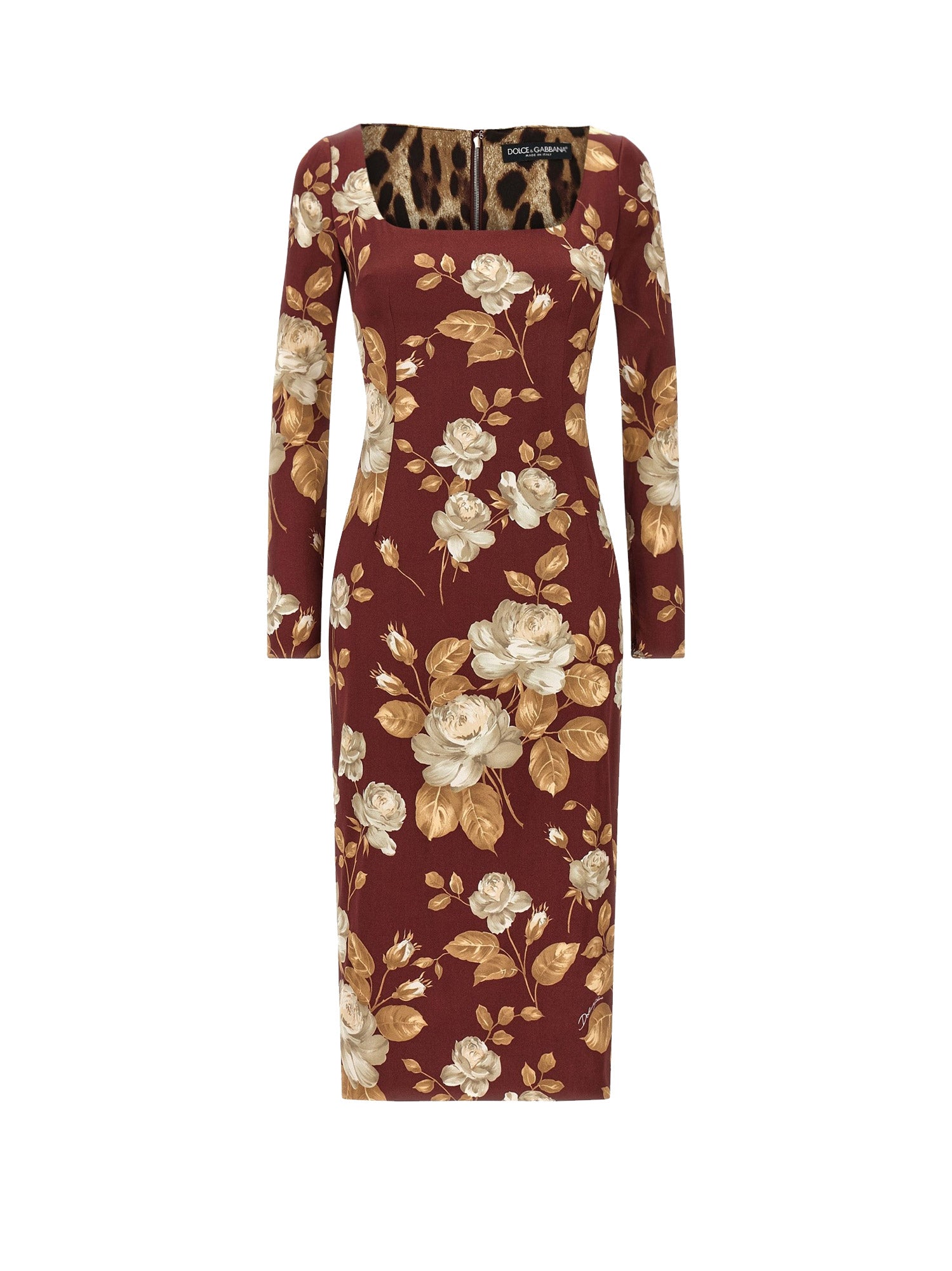 Dolce & Gabbana Dresses Rose Vintage F.bdx Viscosa Elastan