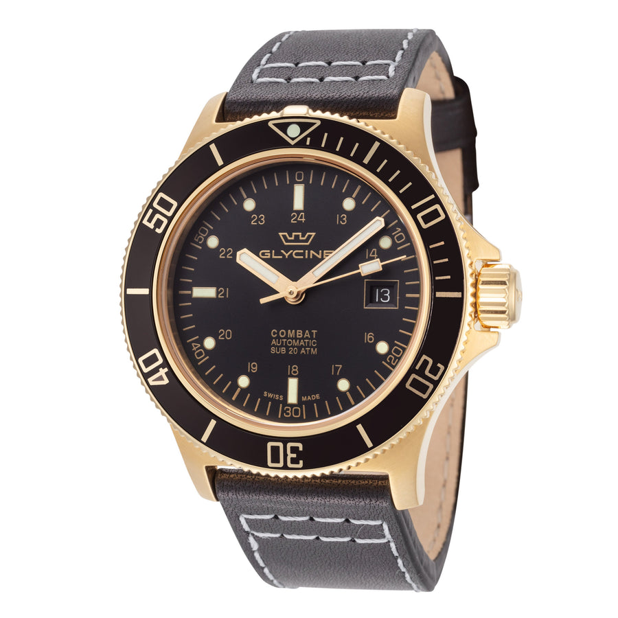 Preloved - Glycine Mens Combat Sub 42mm Automatic Watch Gl0424 One Color Watches