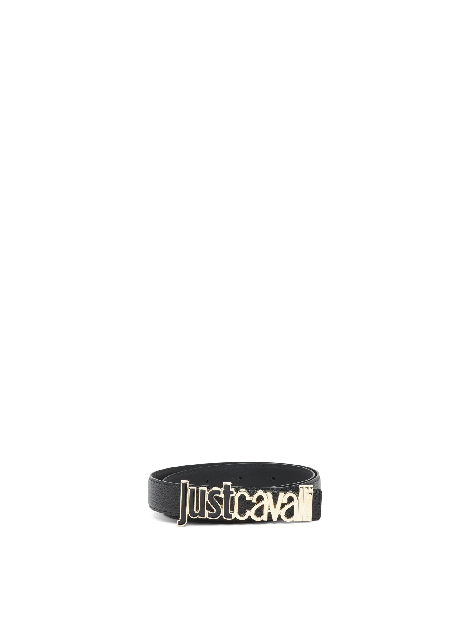 Just Cavalli Belts Black Leather