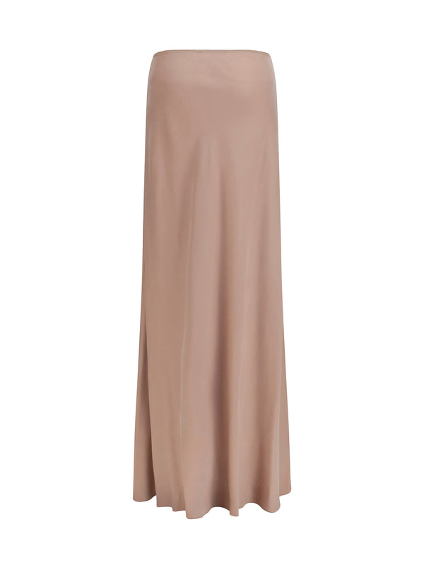 Lyocell Long Skirt Mocha-Meringue Mocha/meringue