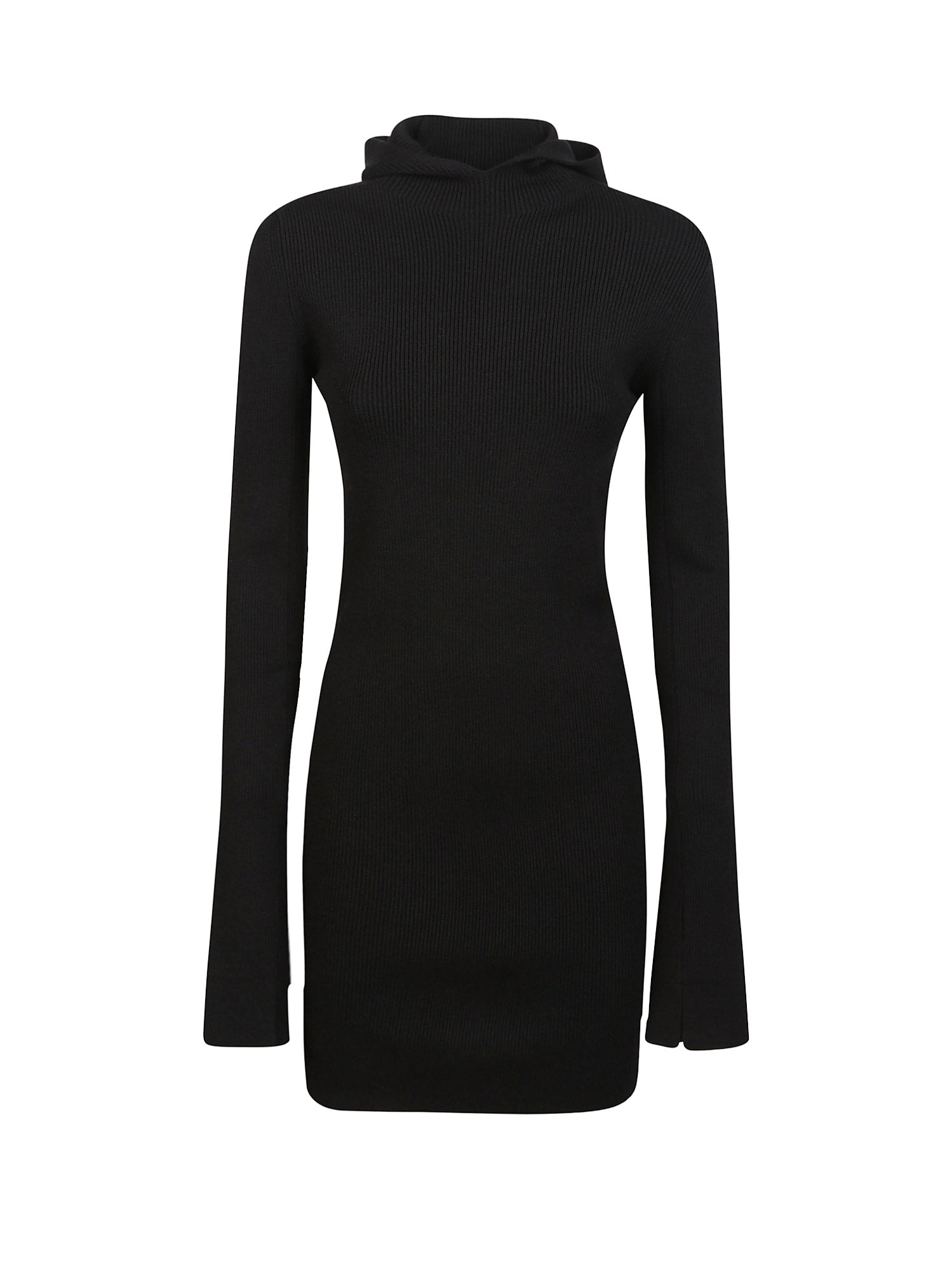 Fendi Dresses Black Lana Seta Poliammide Elastan
