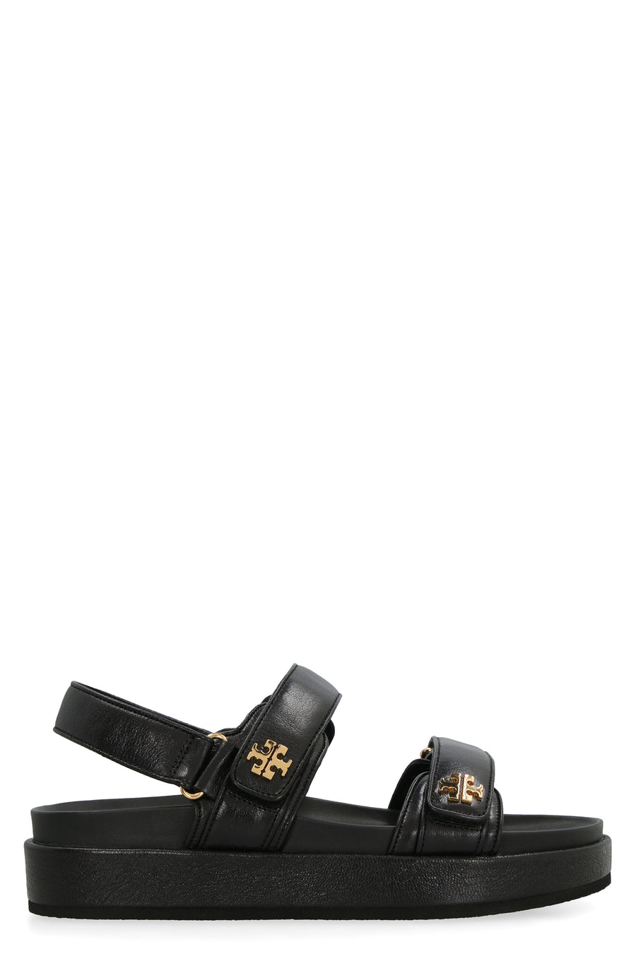Kira Leather Sandals Black
