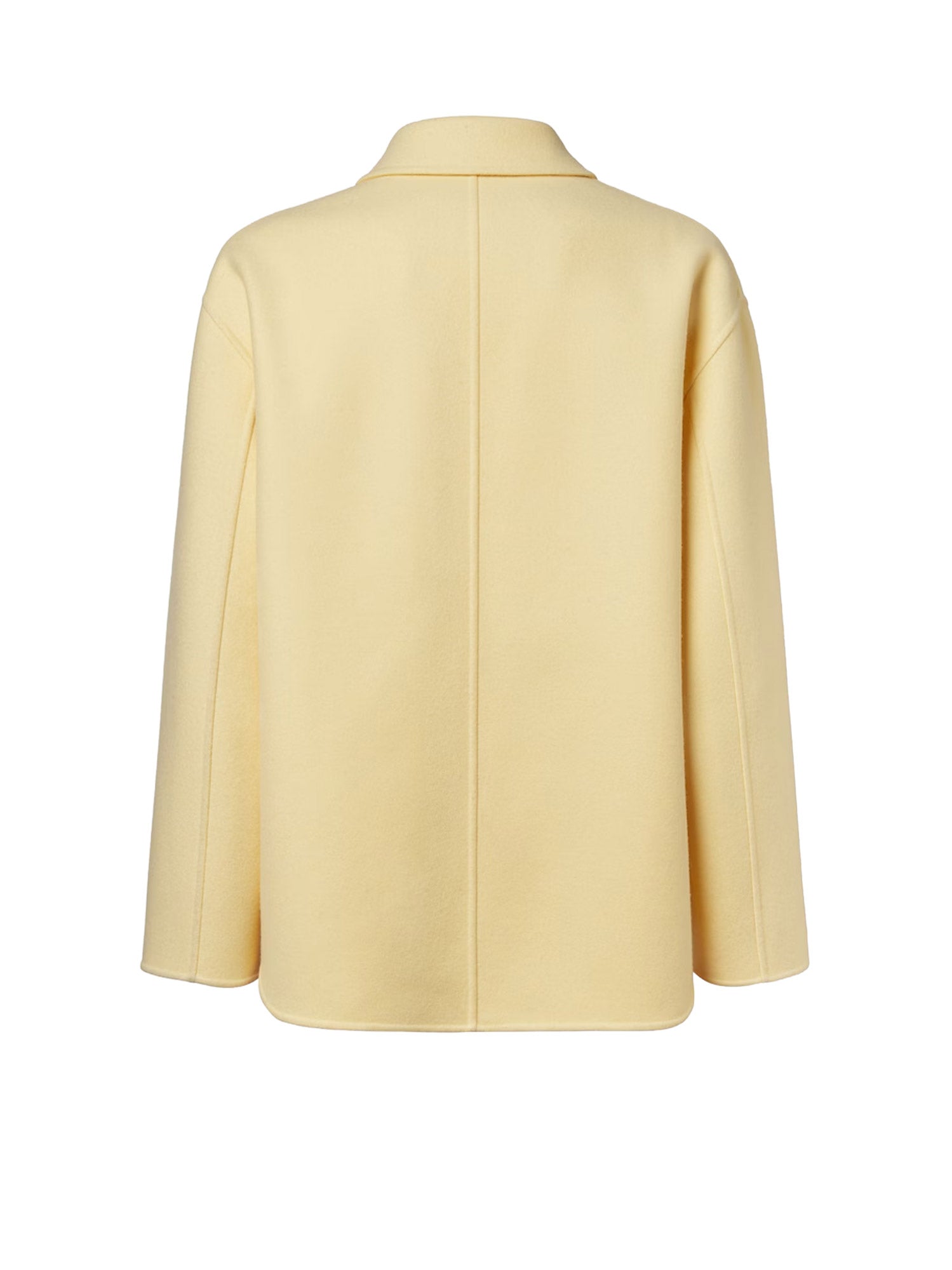 Fendi Coats Beige Lana Vergine
