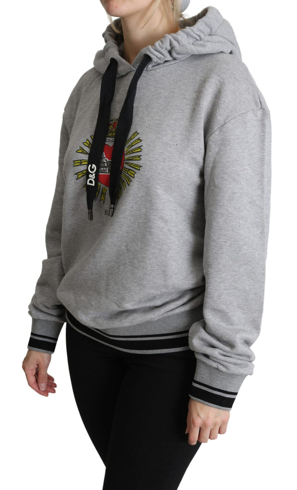 Dolce & Gabbana 100% Cotton hoodie in gray