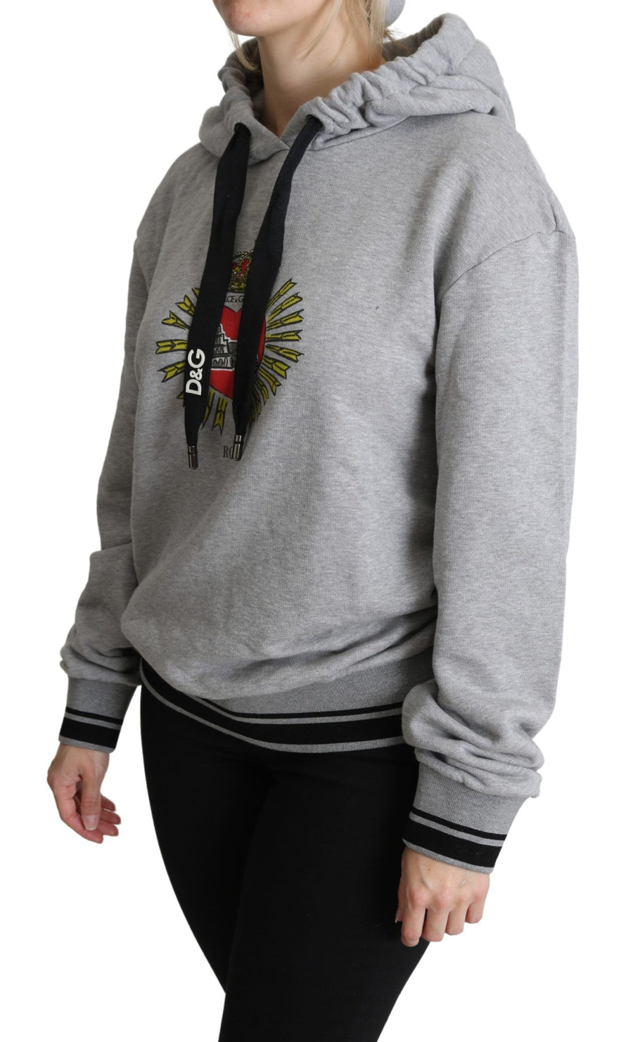 Dolce & Gabbana 100% Cotton hoodie in gray