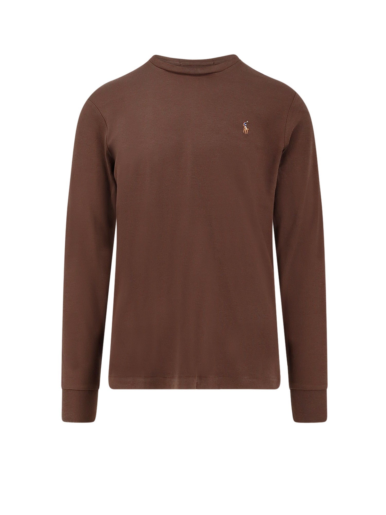 Polo Ralph Lauren T-shirts and Polos Nutmeg Brown Cotone