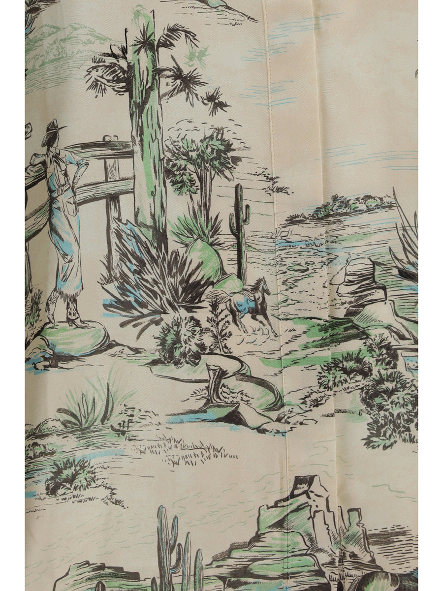 Silk Twill Shirt Scout Cream