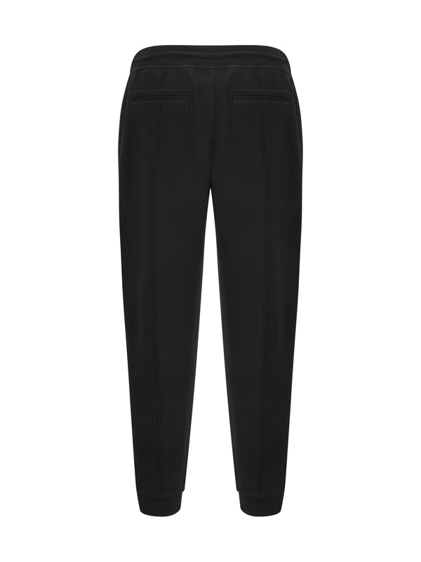 Cotton Sweatpants Black Trousers