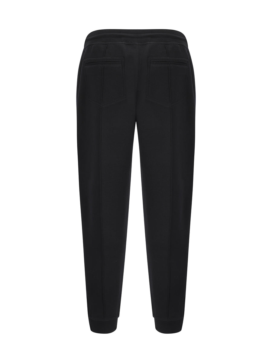 Cotton Sweatpants Black Trousers