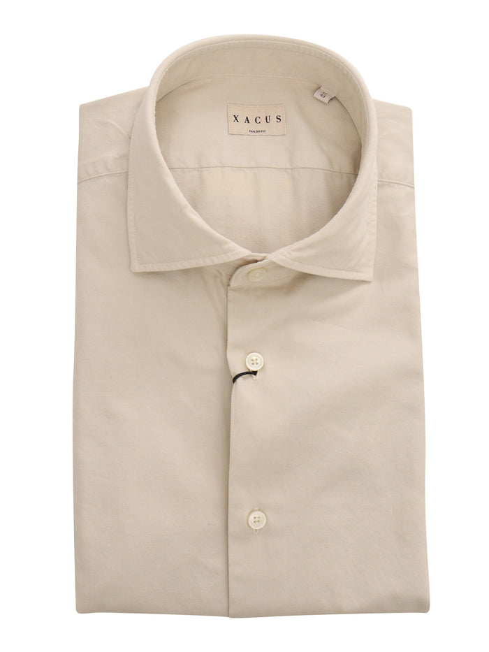 SHIRT 742ML Beige Cotton