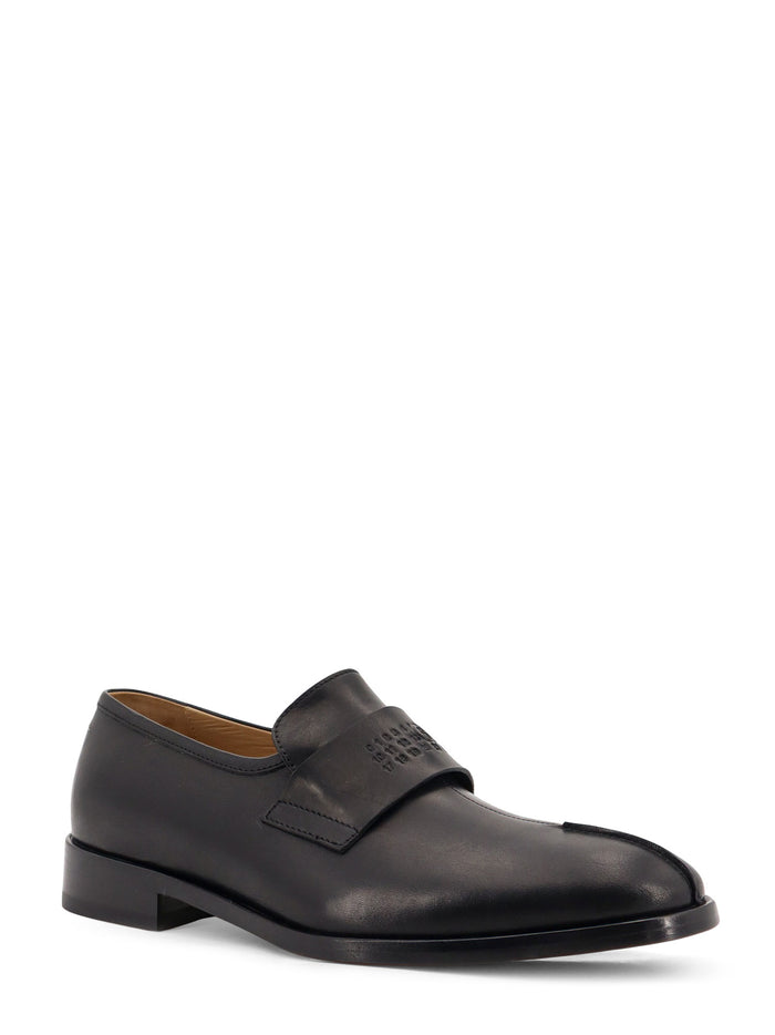 Mm6 Maison Margiela Flat Shoes Black Pelle