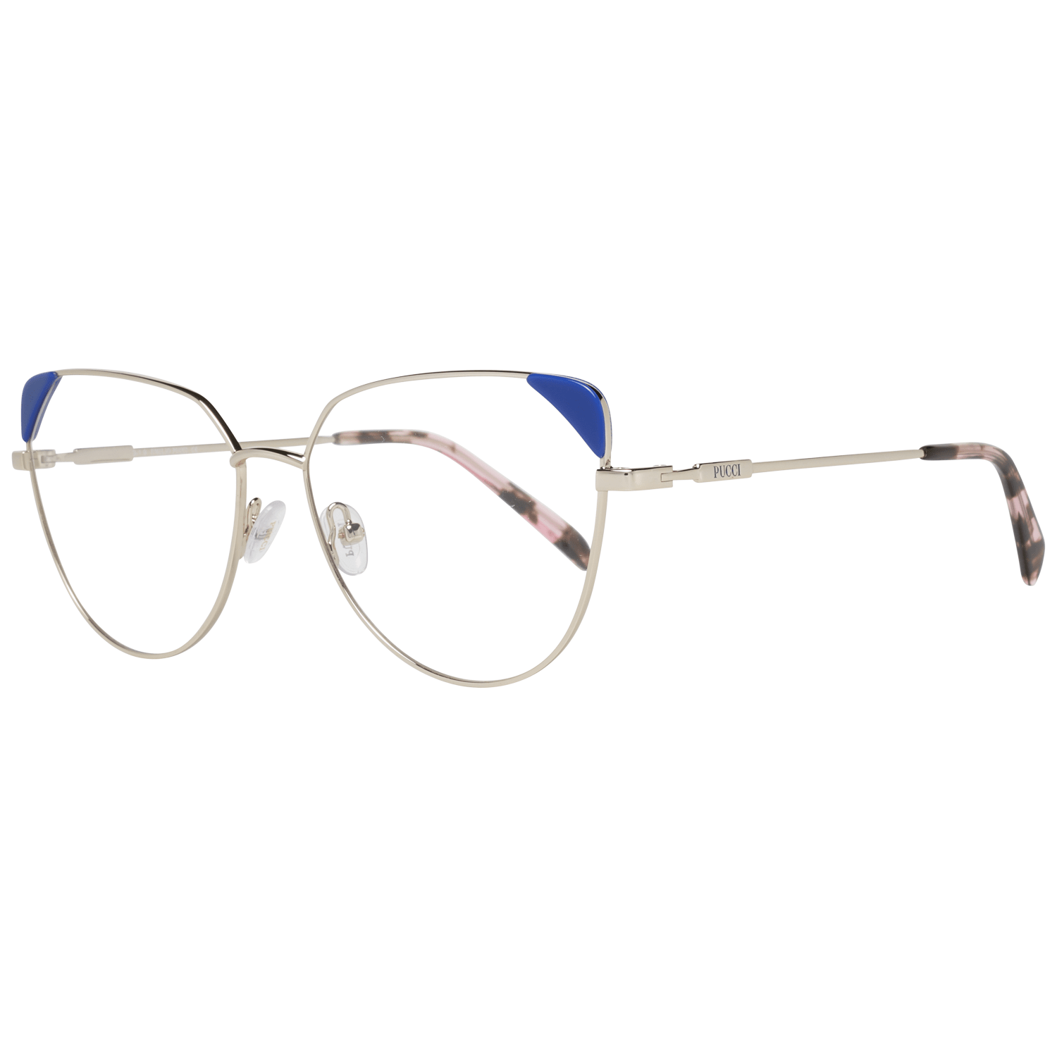 Gold Metal & Plastic Glasses (frames) Accessory