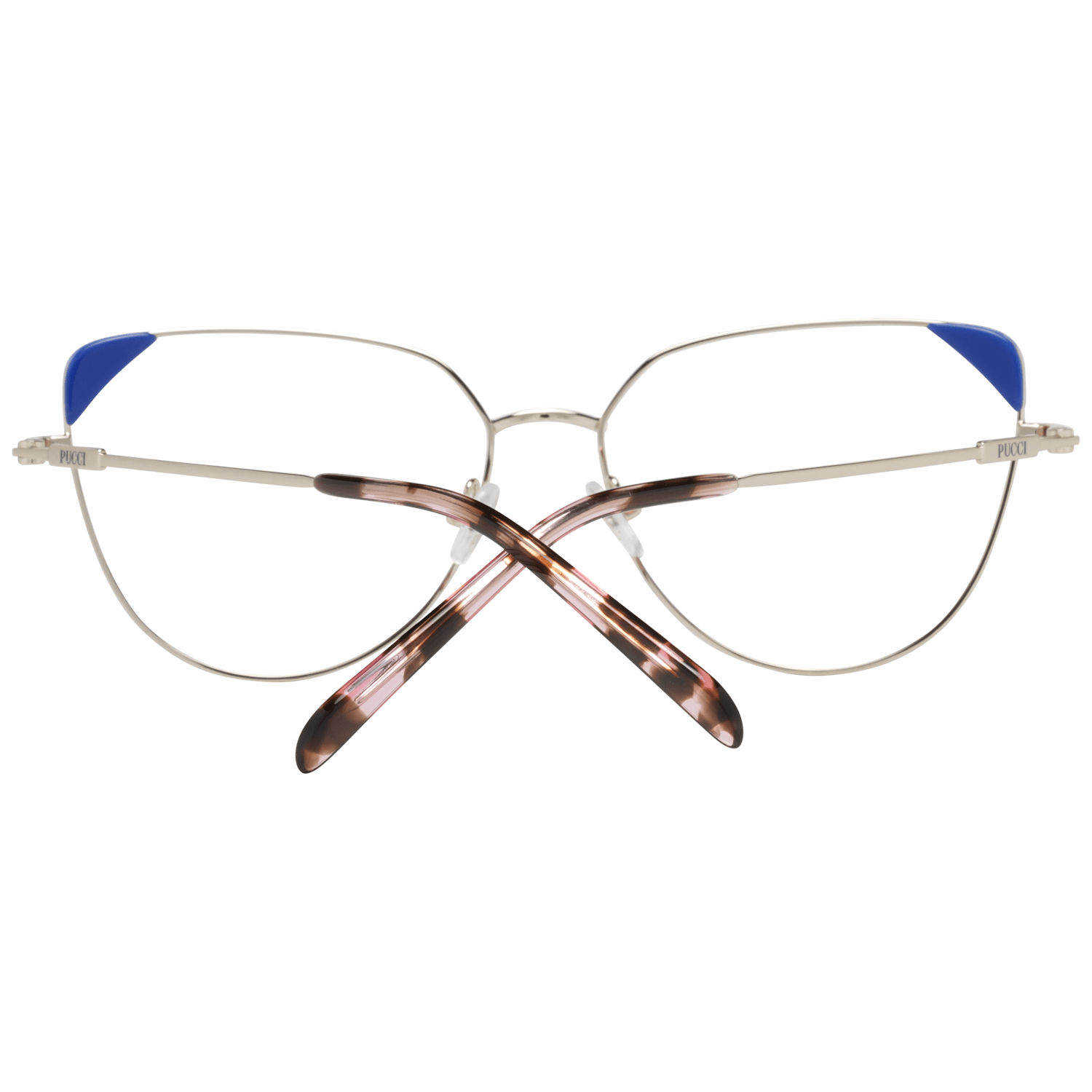 Gold Metal & Plastic Glasses (frames) Accessory