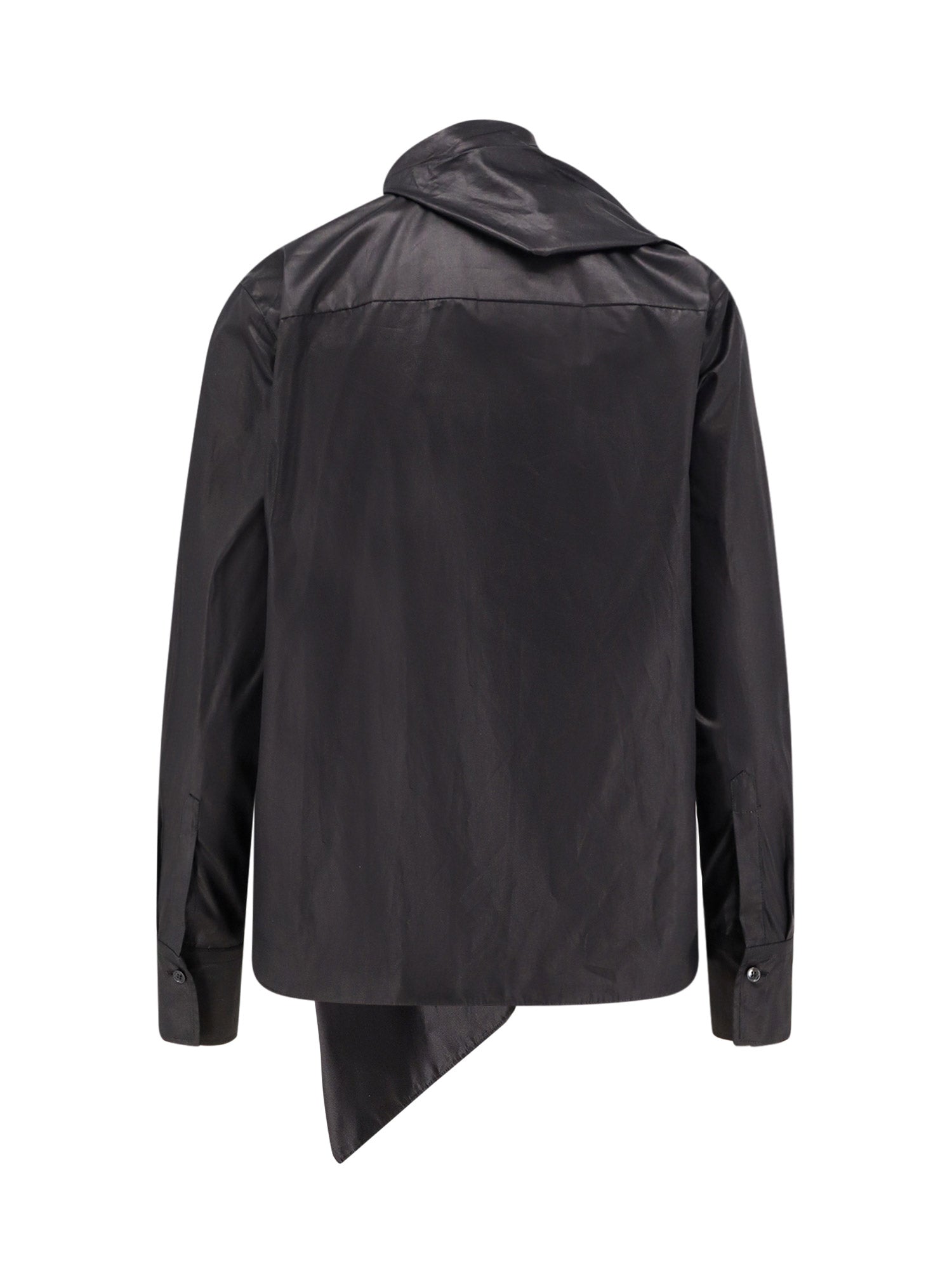 Alexander Mcqueen Shirts Black Cotone