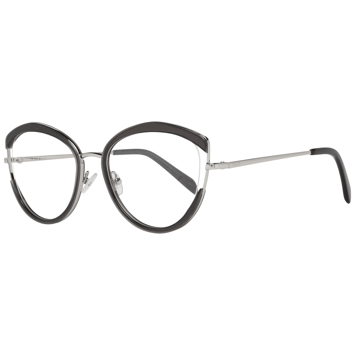 Black Metal & Plastic Glasses (frames) Accessory