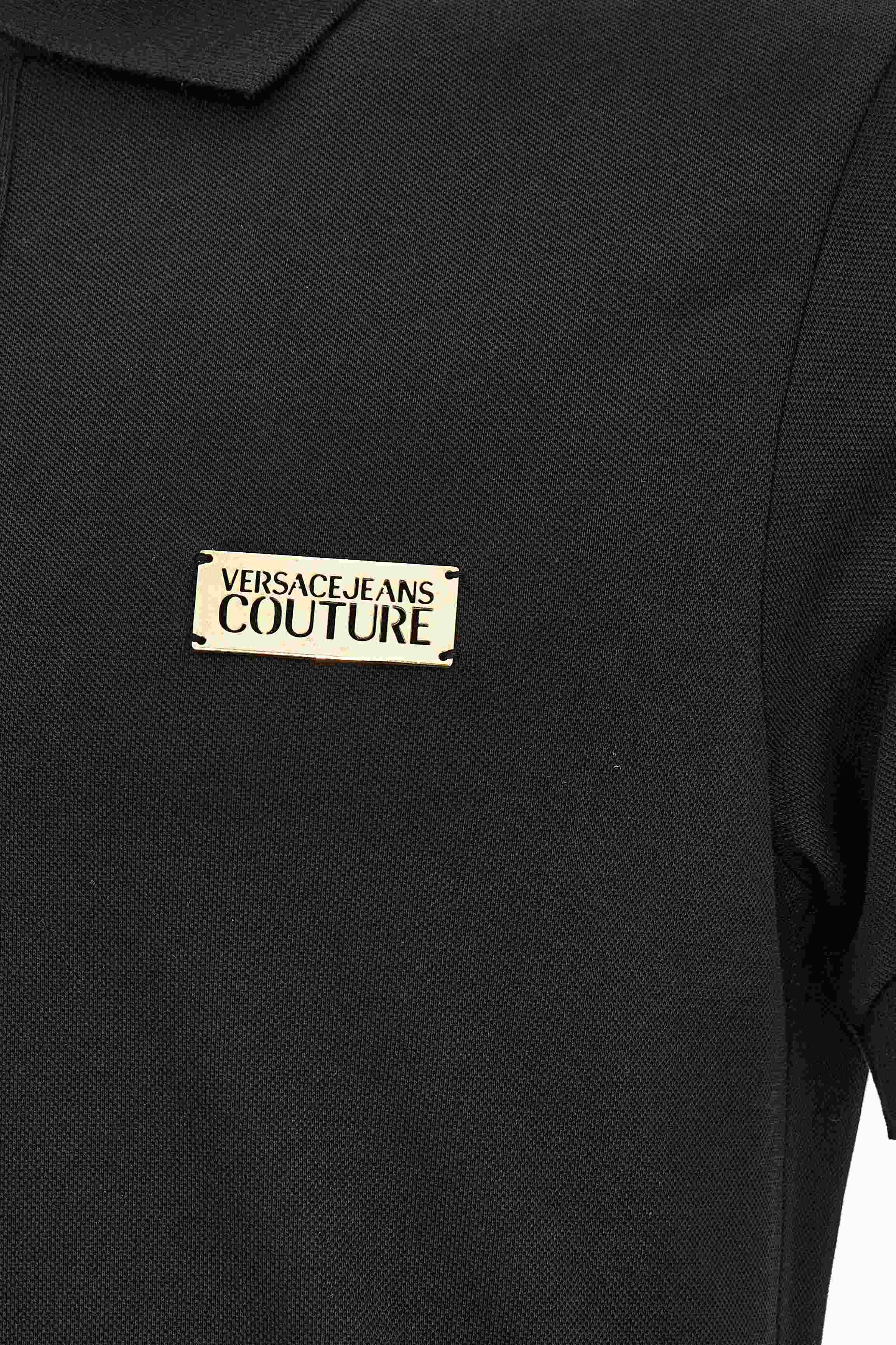 VERSACE JEANS COUTURE T-shirts and Polos Black