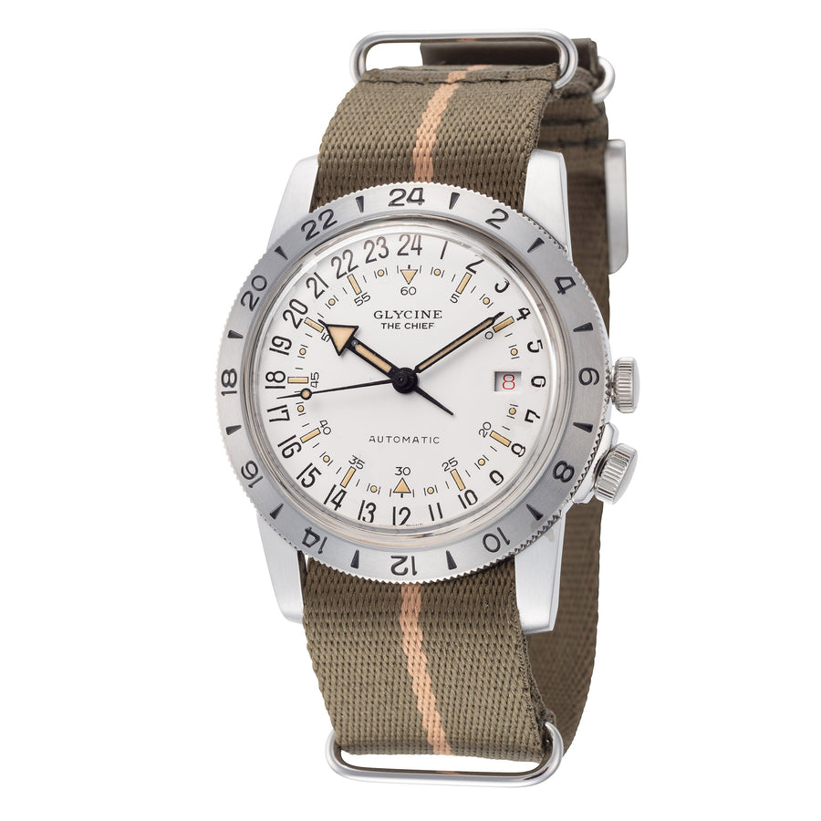 Preloved - Glycine Mens Airman The Chief Purist 40mm Automatic Watch Gl0475 One Color Watches