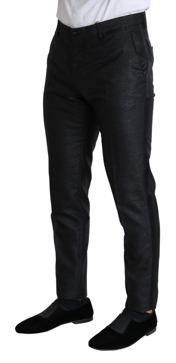 Dolce & Gabbana 40% Polyester trousers in black