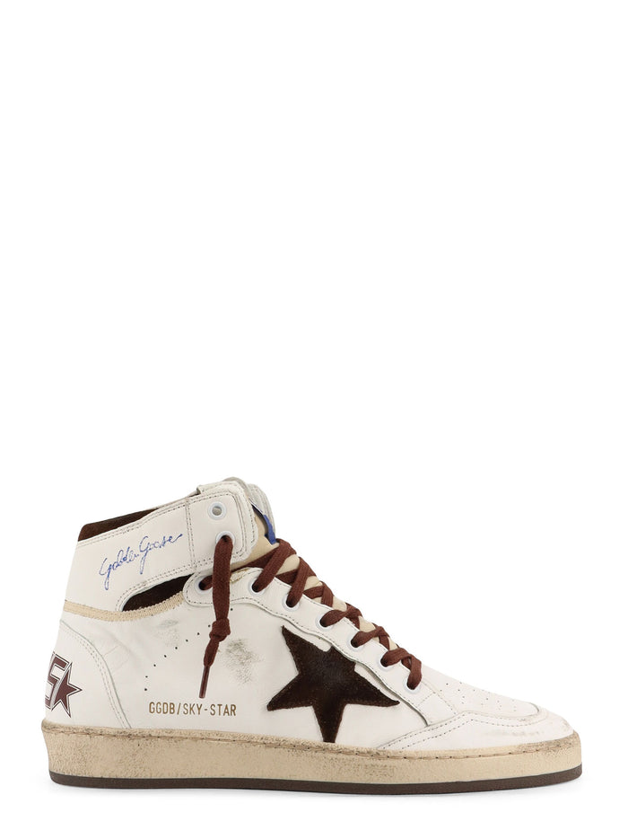 Golden Goose Sneakers Beige Pelle