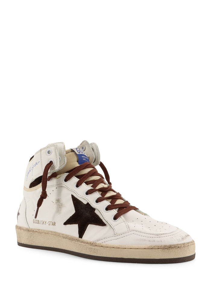 Golden Goose Sneakers Beige Pelle