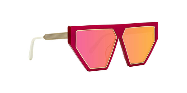 Preloved - Irresistor Womens Gold Red Sunglasses Falcon-Prsv-S0208 One Color