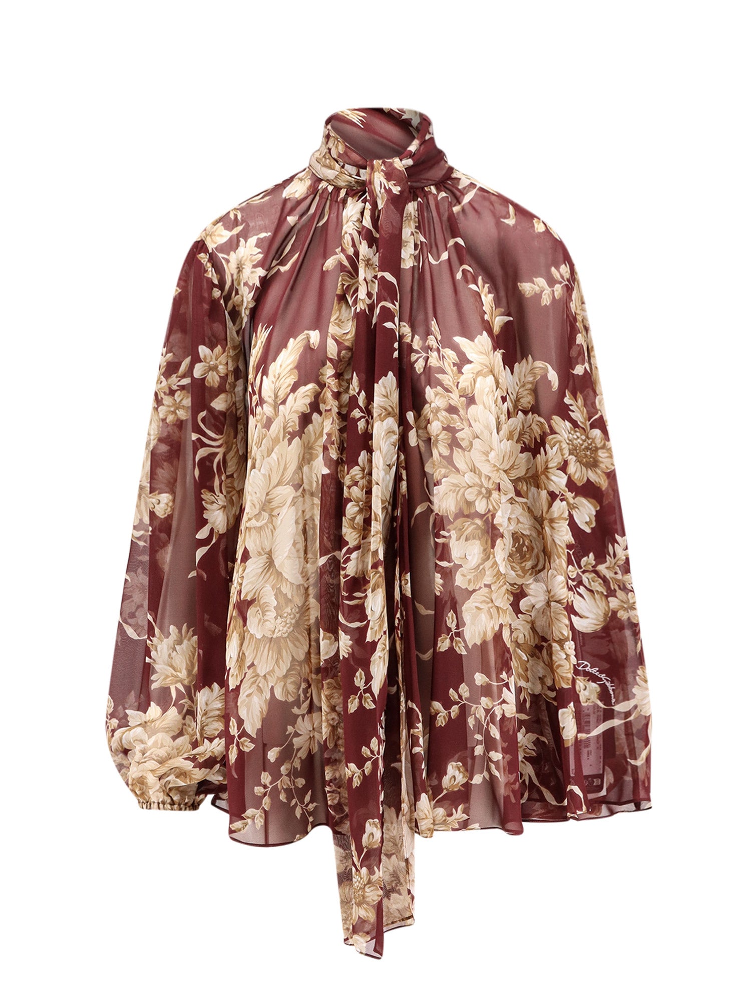 Dolce & Gabbana Shirts Rose Cretonne F.bdx Seta