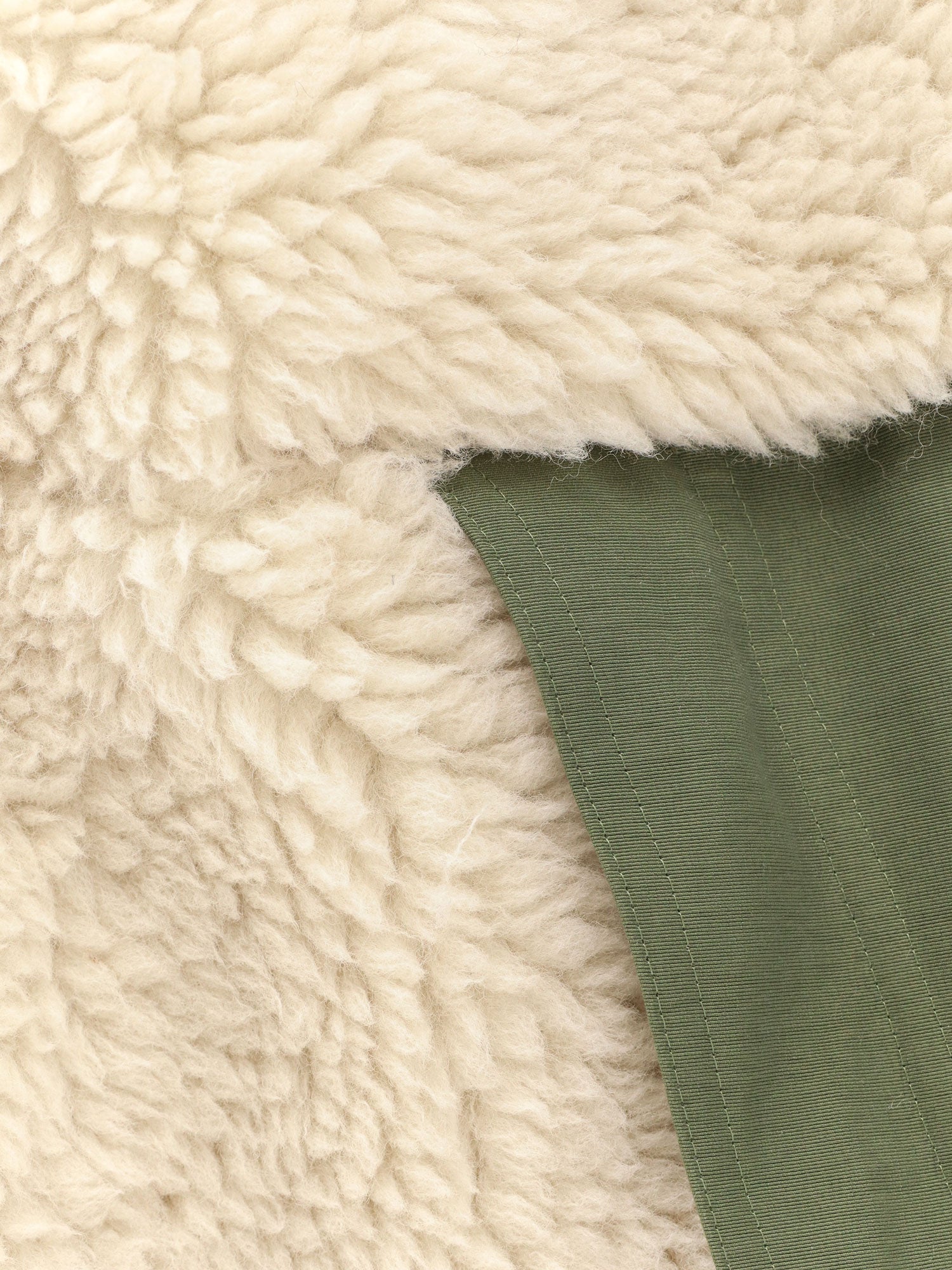 Sacai Jackets Ecru Khaki Face Side:wool