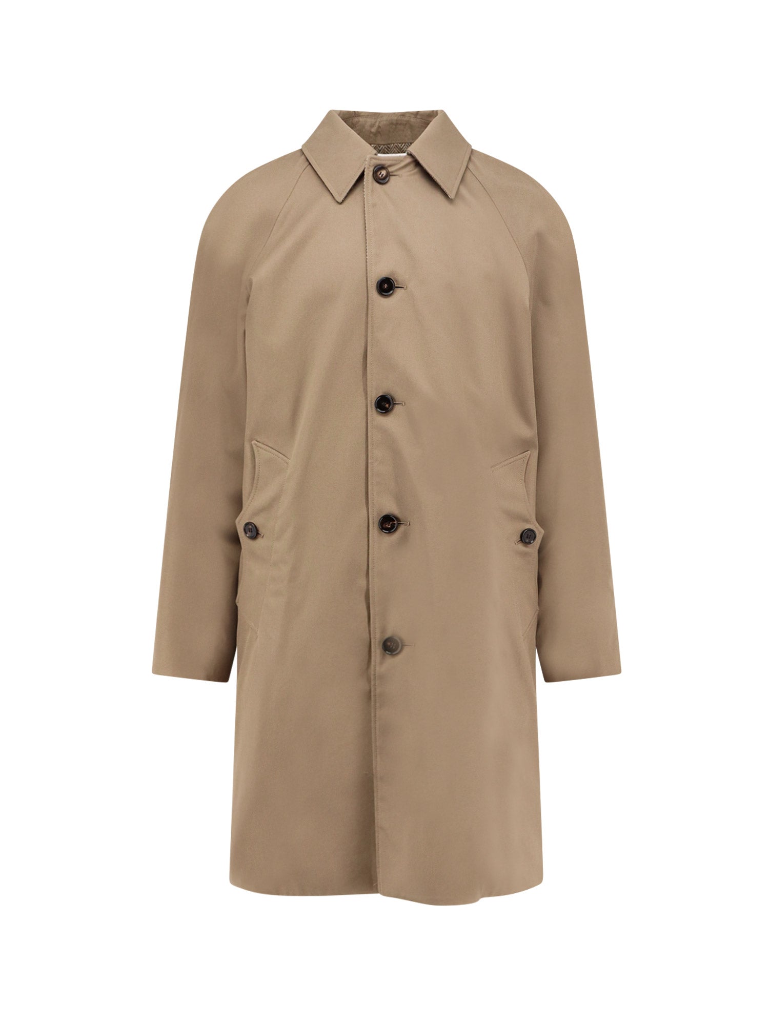 Burberry Coats Clay Brown Cotone