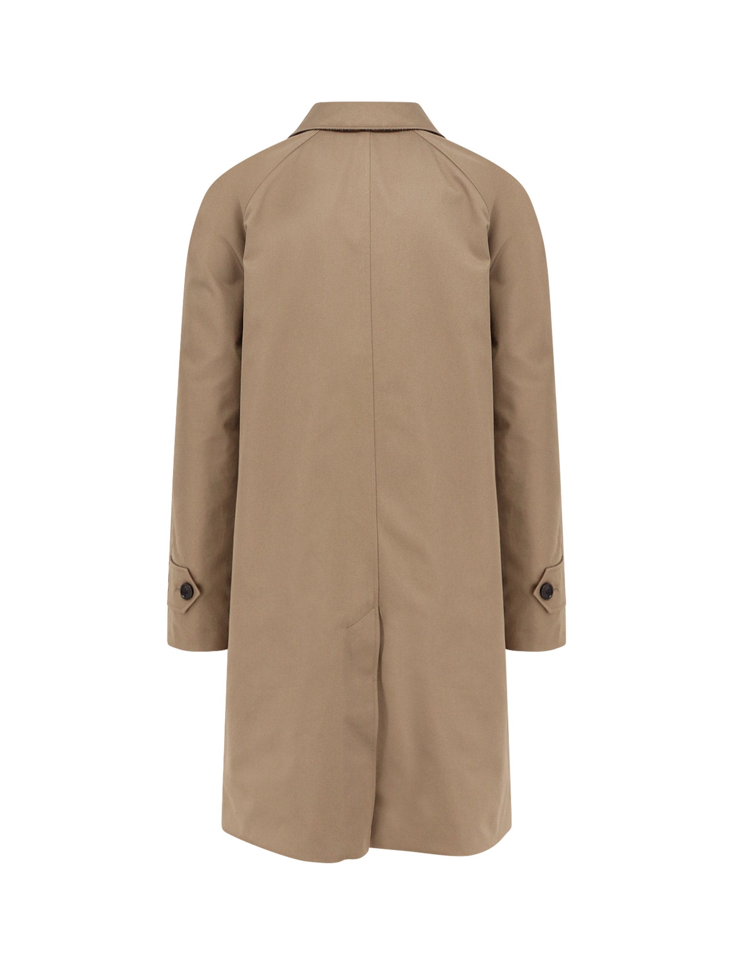 Burberry Coats Clay Brown Cotone