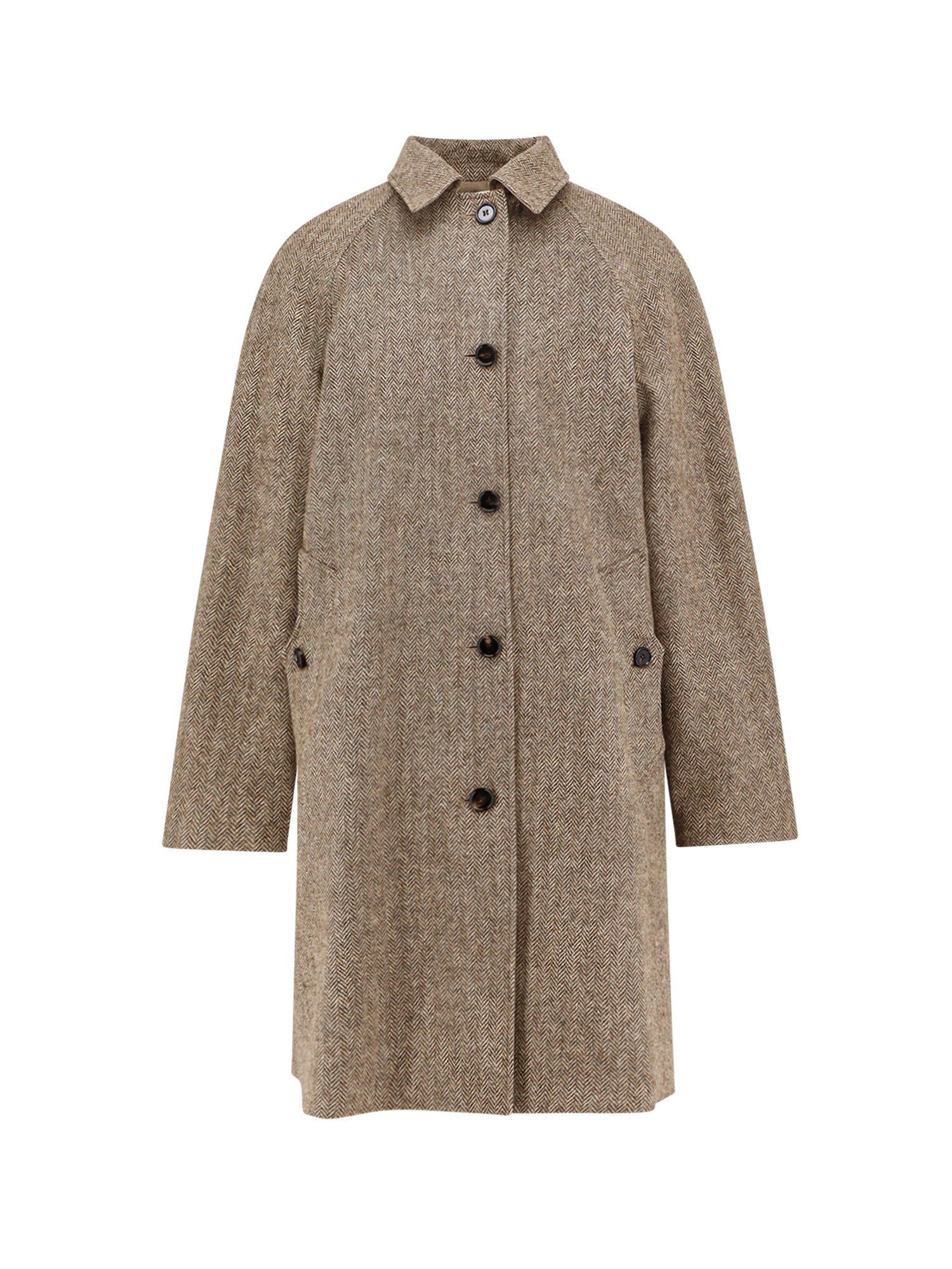 Burberry Coats Clay Brown Cotone