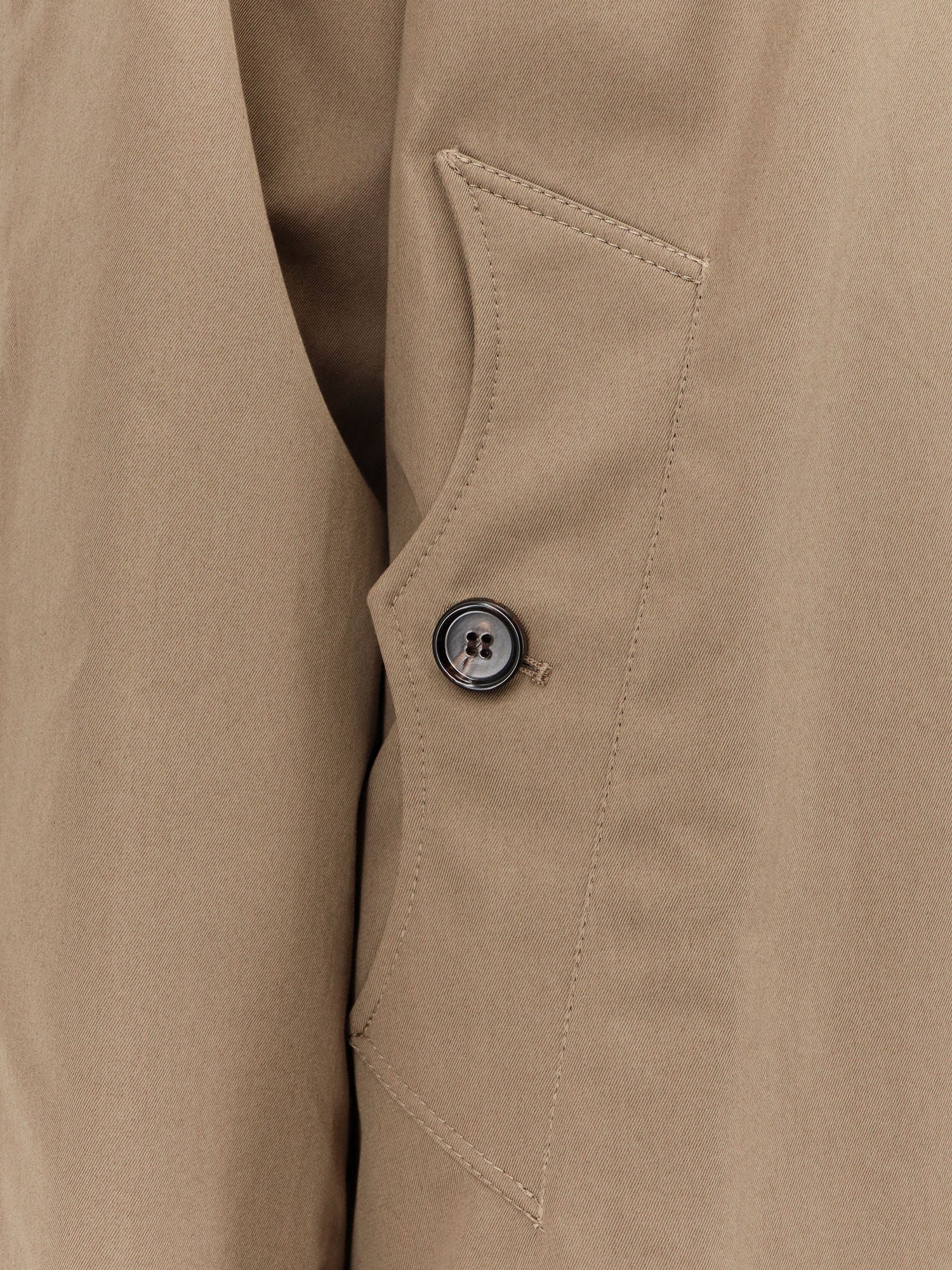 Burberry Coats Clay Brown Cotone