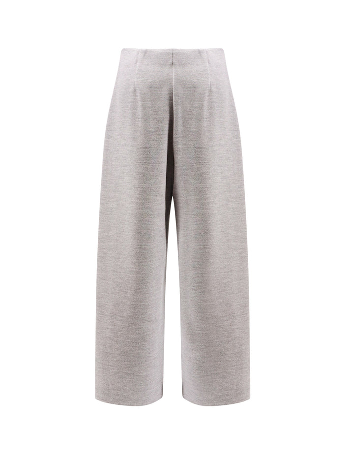 Max Mara RTW Light Grey Lana Cotone Poliestere