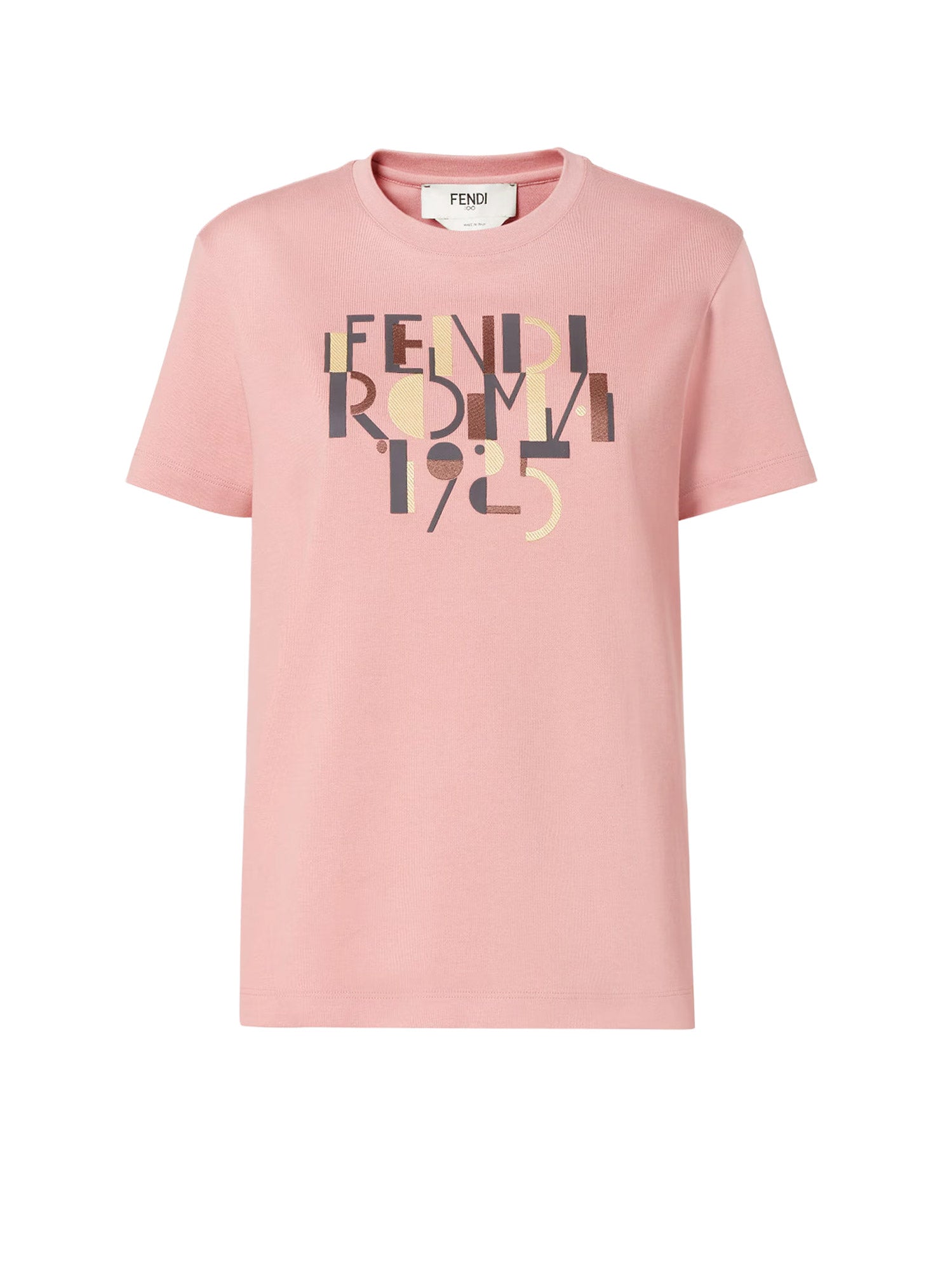 Fendi T-shirts and Polos Pink Cotone