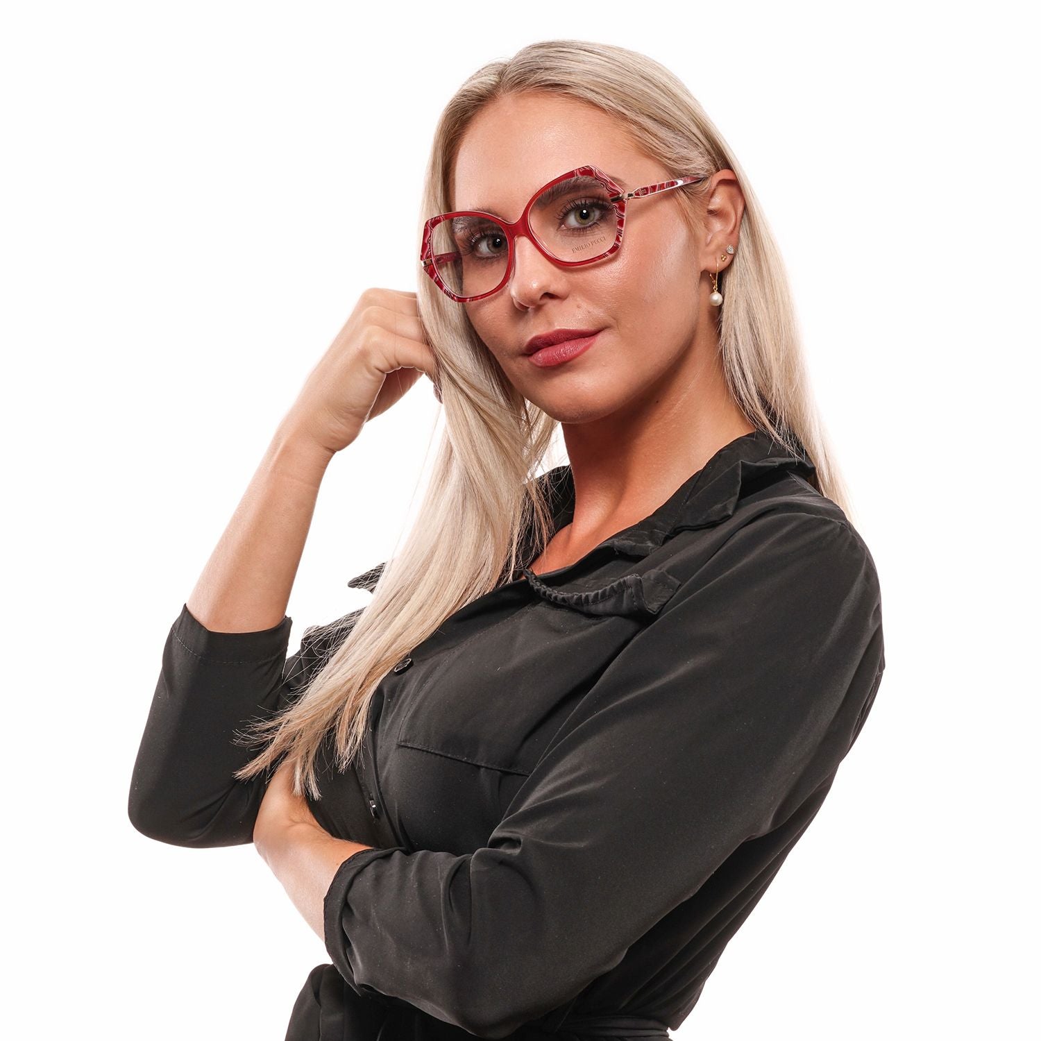 Red Women Optical Frames Accessory