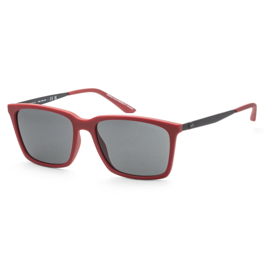 Preloved - Armani Exchange Mens 57mm Matte Red Sunglasses Ax4138s-817487-57 One Color