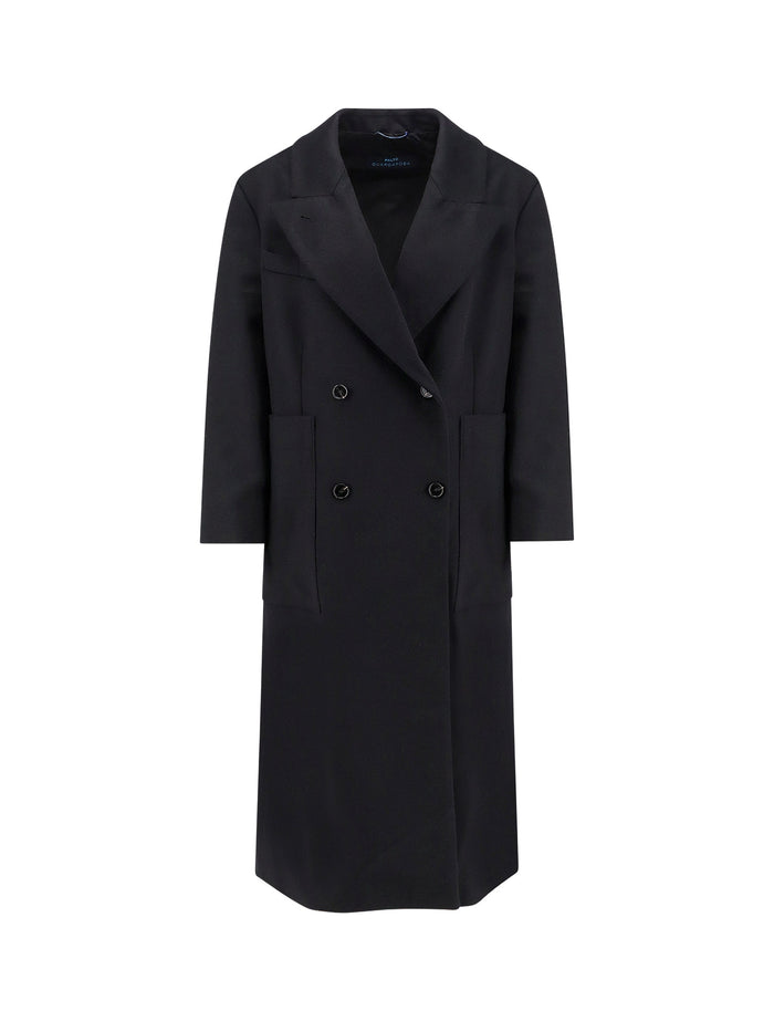 Paltò Jackets Black Lana Vergine Nylon Cashmere