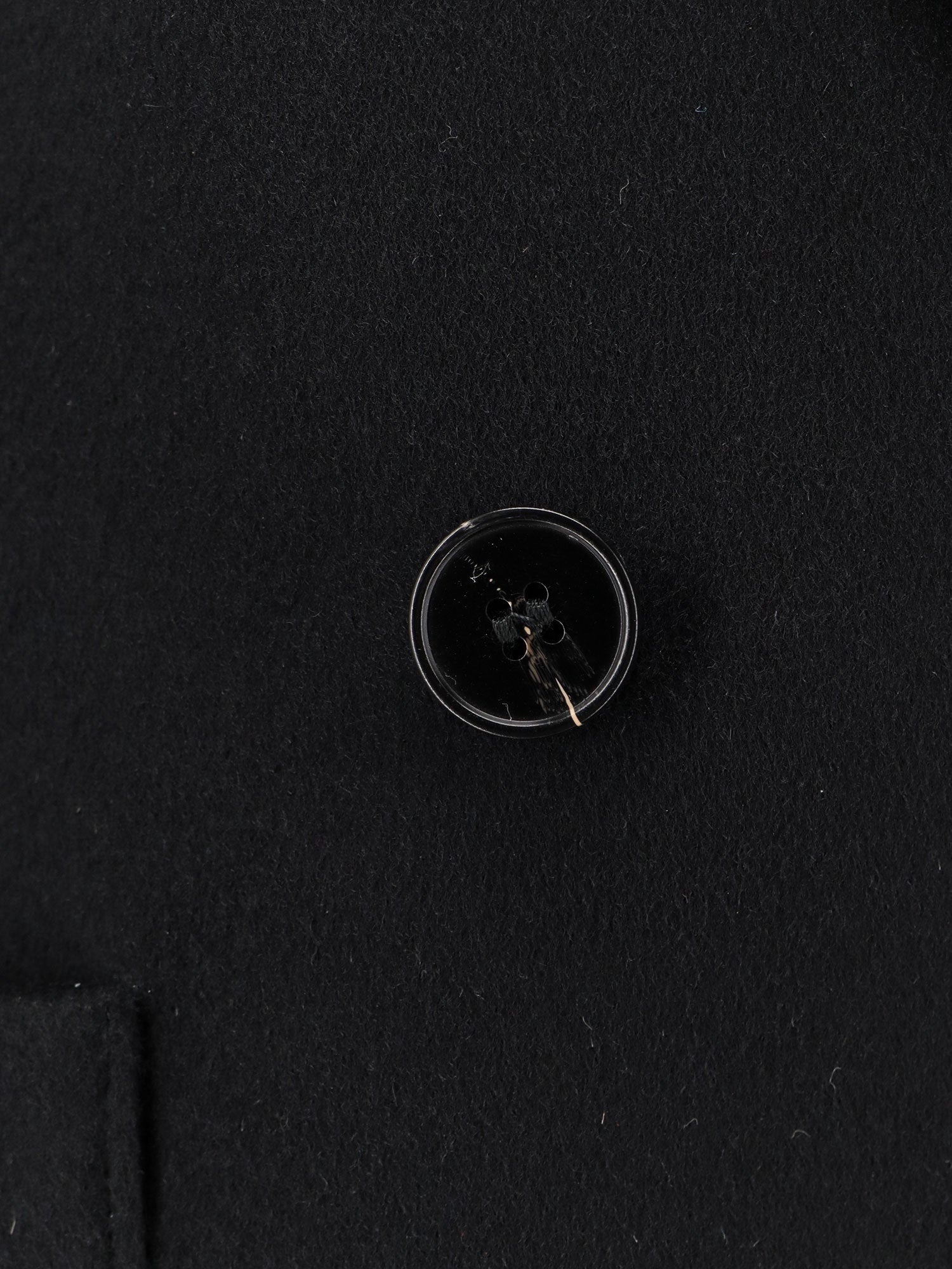Paltò Jackets Black Lana Vergine Nylon Cashmere