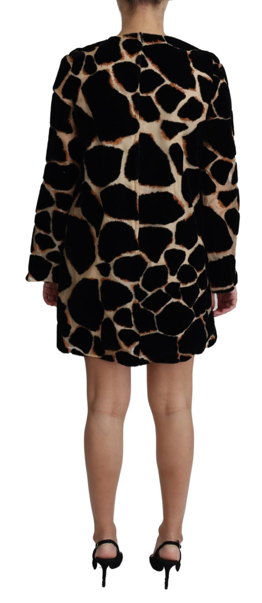 Dolce & Gabbana 74% Nylon shift dress in black