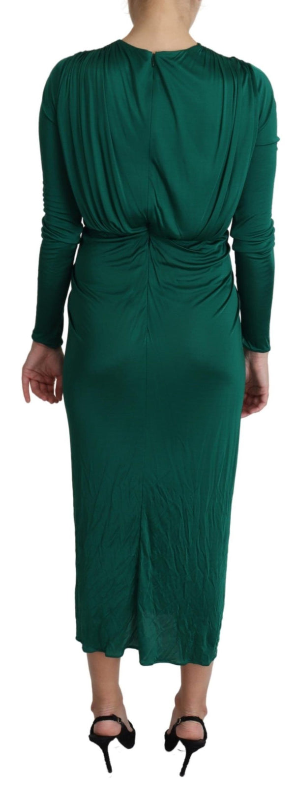 Dolce & Gabbana 100% Viscose dress in green
